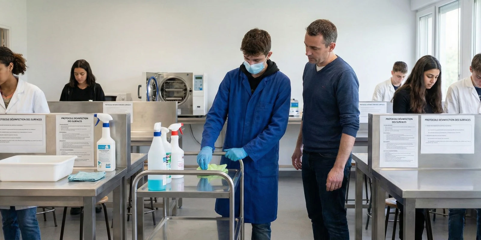 Programme Bac Pro HPS : Matières, Horaires et Compétences de 1ère Année